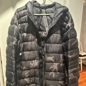 Mens Canada Goose Crofton Jacket - Black Classic Camo